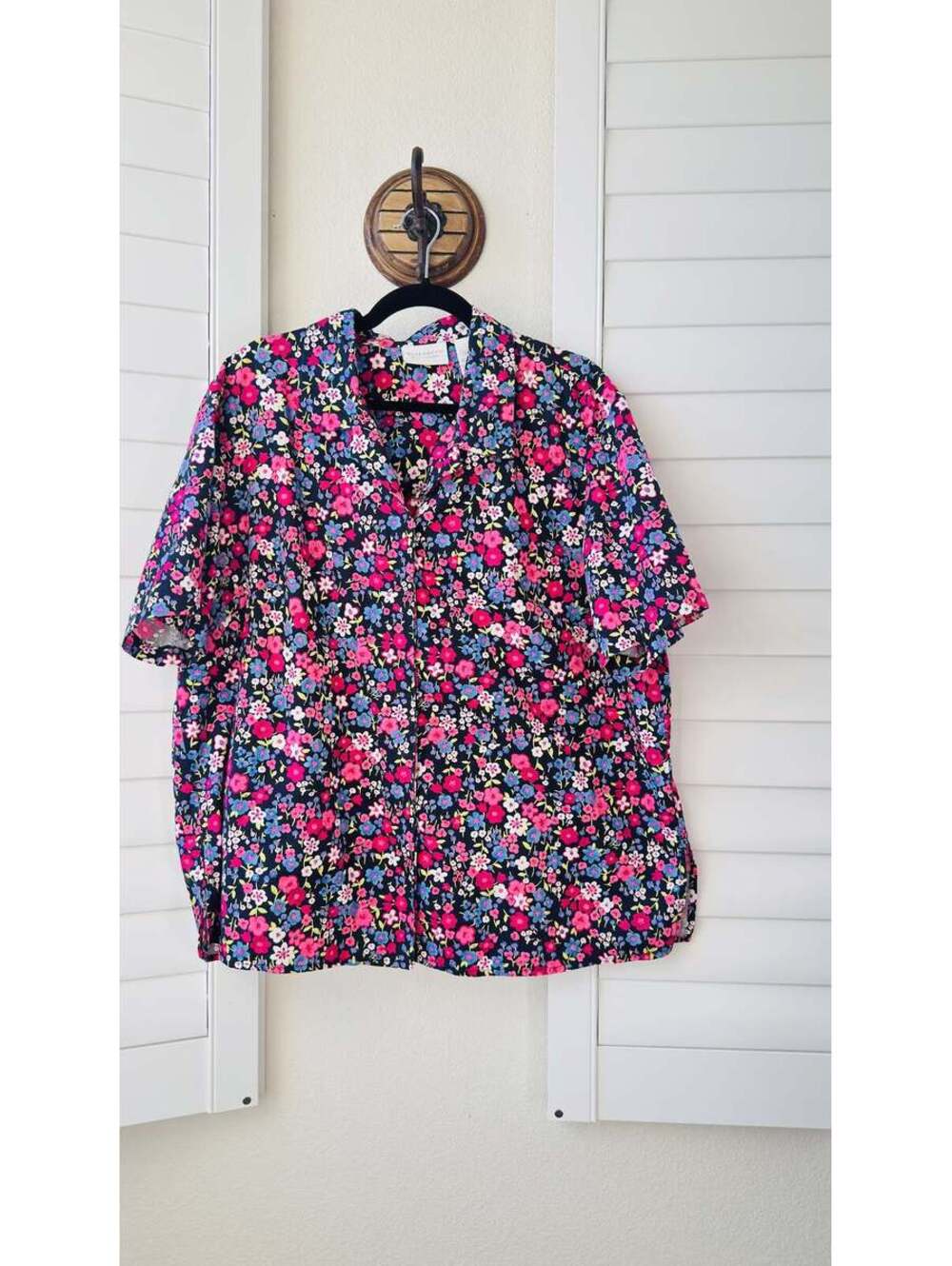 Elisabeth by Liz Claiborne Short Sleeve Button-Up Size 18